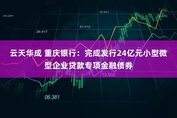 云天华成 重庆银行：完成发行24亿元小型微型企业贷款专项金融债券