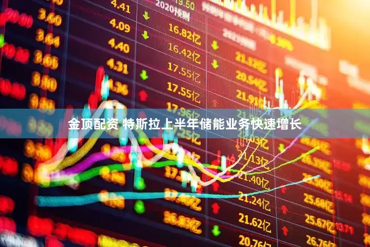 金顶配资 特斯拉上半年储能业务快速增长