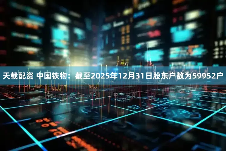 天载配资 中国铁物：截至2025年12月31日股东户数为59952户